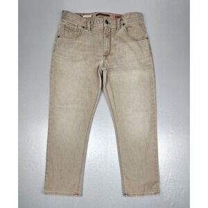 Alberto T400 Jeans Mens‎ 36x34 Brown Modern Fit Luxury Denim Fits (36x28)